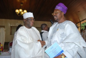 Chief Kola Daisi-Chairman of the 2012 Event & Senator Durojaiye-Chairman BOT-Awokoya Foundation